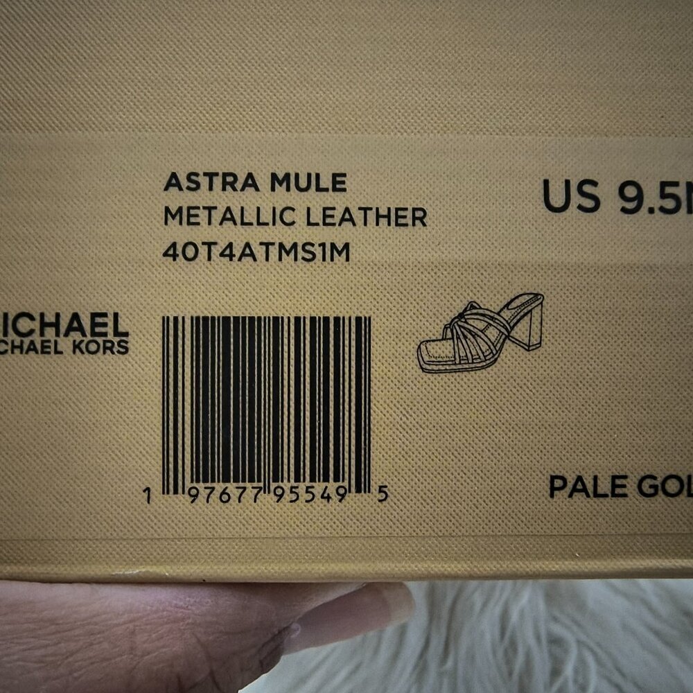 Preloved Michael Kors Women's Astra Mule Slide Sandal - Pale Size 9.5 - Picture 14 of 14
